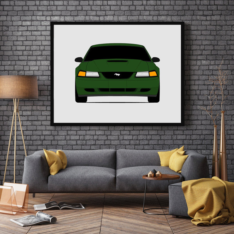 Ford Mustang Bullitt (2001) SN95 Poster