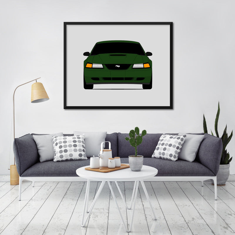 Ford Mustang Bullitt (2001) SN95 Poster