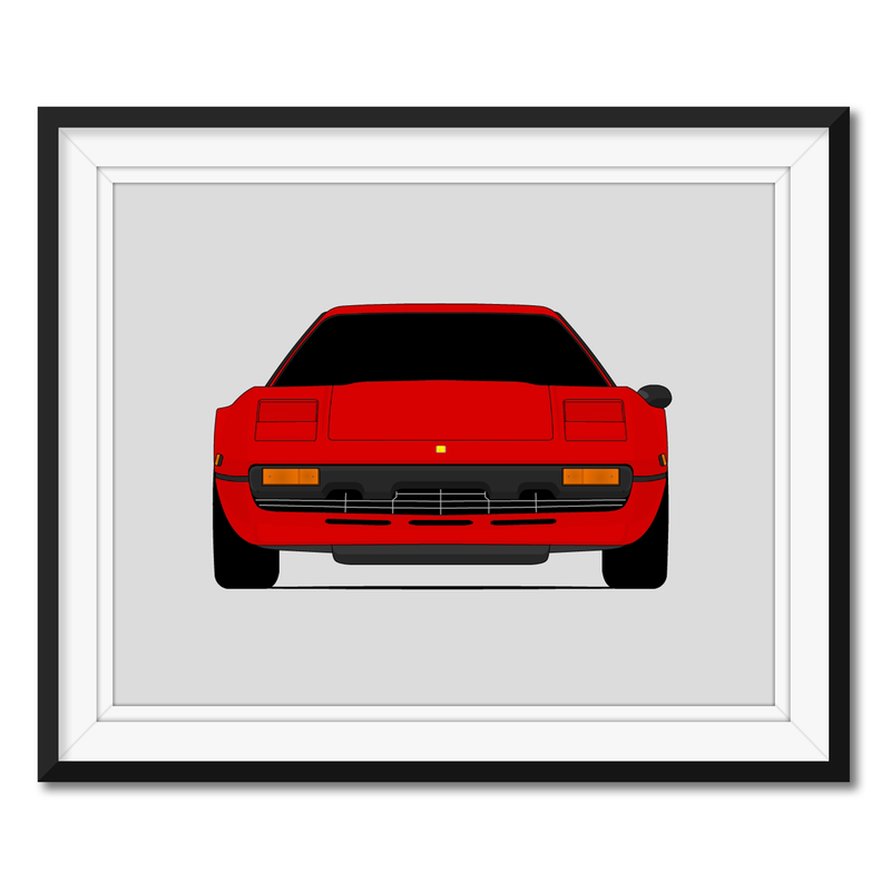 Ferrari 308 GTB (1975-1985) Poster