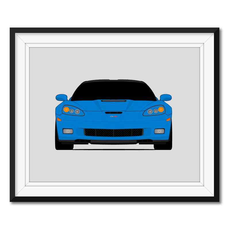 Chevy Corvette ZR1 C6 (2009-2013) Poster