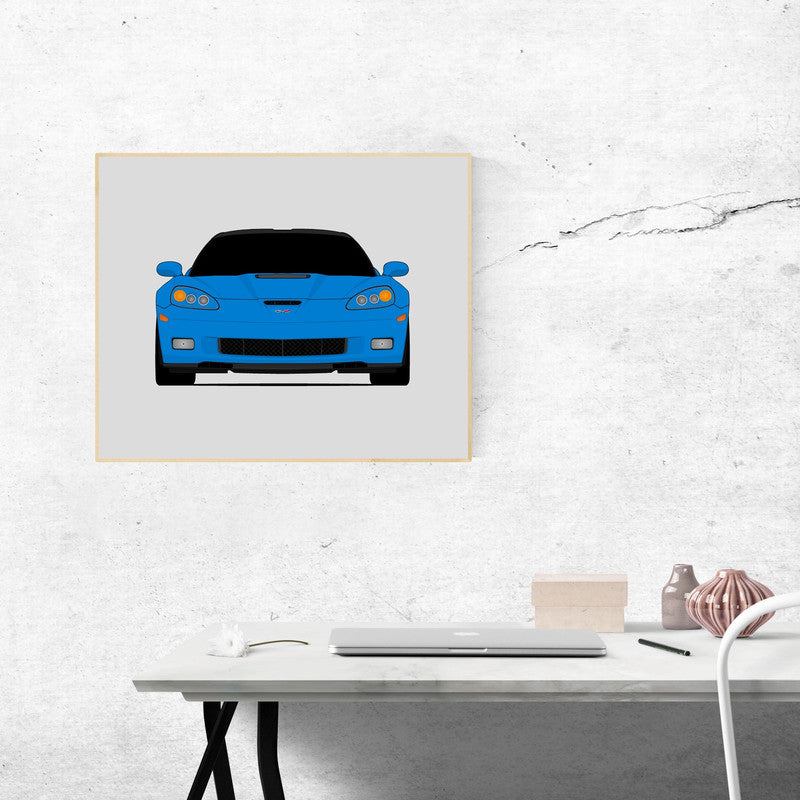 Chevy Corvette ZR1 C6 (2009-2013) Poster