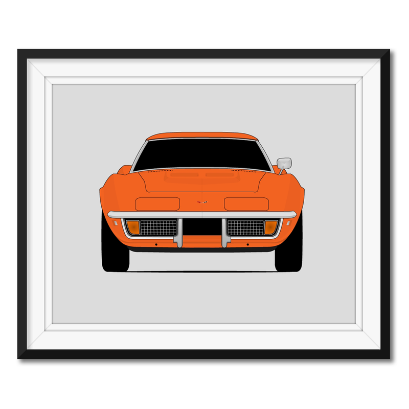 Chevy Corvette ZR1 C3 (1970-1972) Poster
