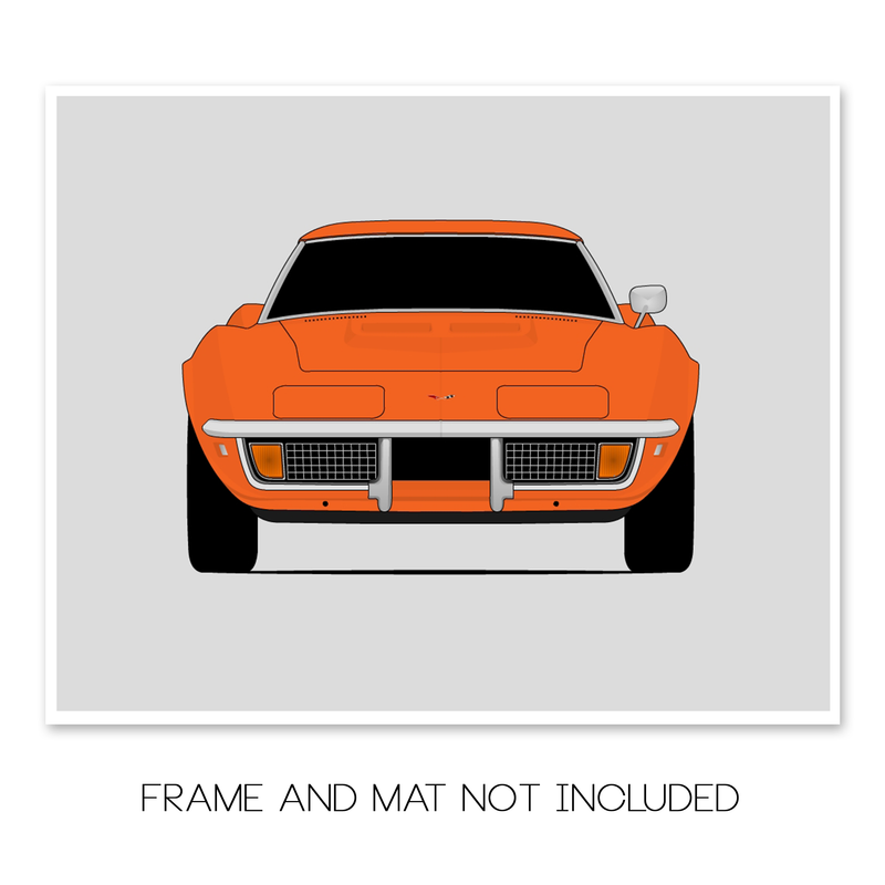 Chevy Corvette ZR1 C3 (1970-1972) Poster