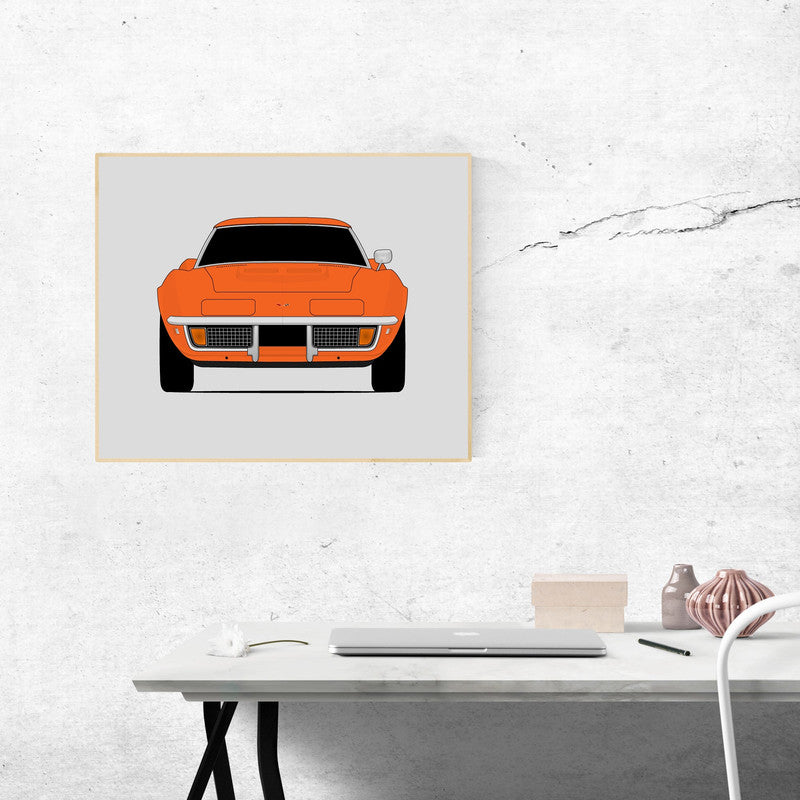 Chevy Corvette ZR1 C3 (1970-1972) Poster