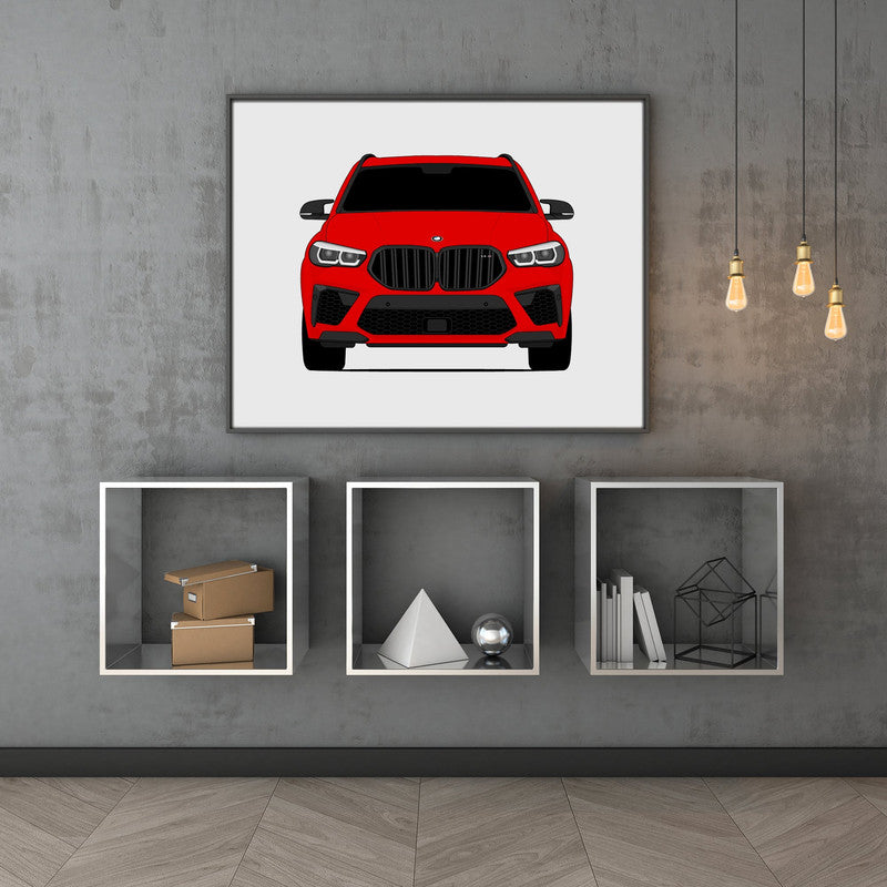 BMW X6 M (2020-Present) G06 Poster