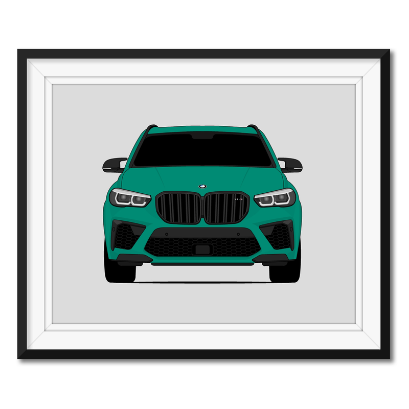 BMW X5 M (2020-Present) G05 Poster