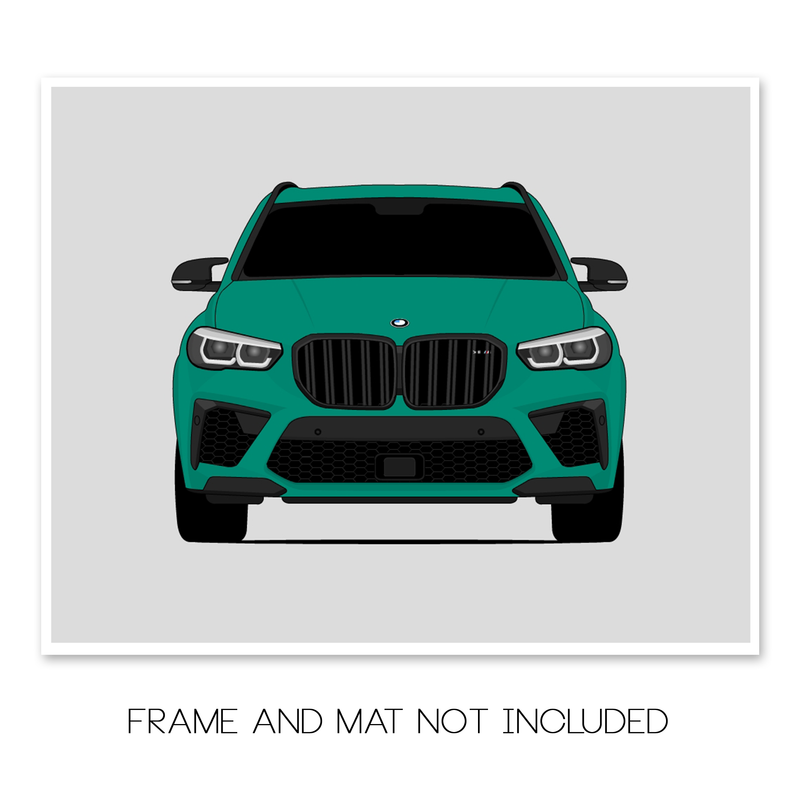 BMW X5 M (2020-Present) G05 Poster