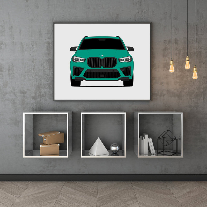 BMW X5 M (2020-Present) G05 Poster