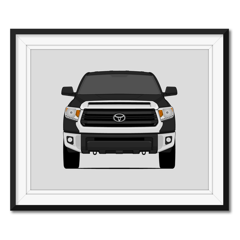 Toyota Tundra (2014-2019) Facelift Gen 2 Poster