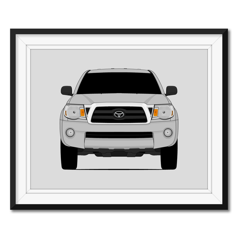Toyota Tacoma (2005-2008) Gen 2 Poster