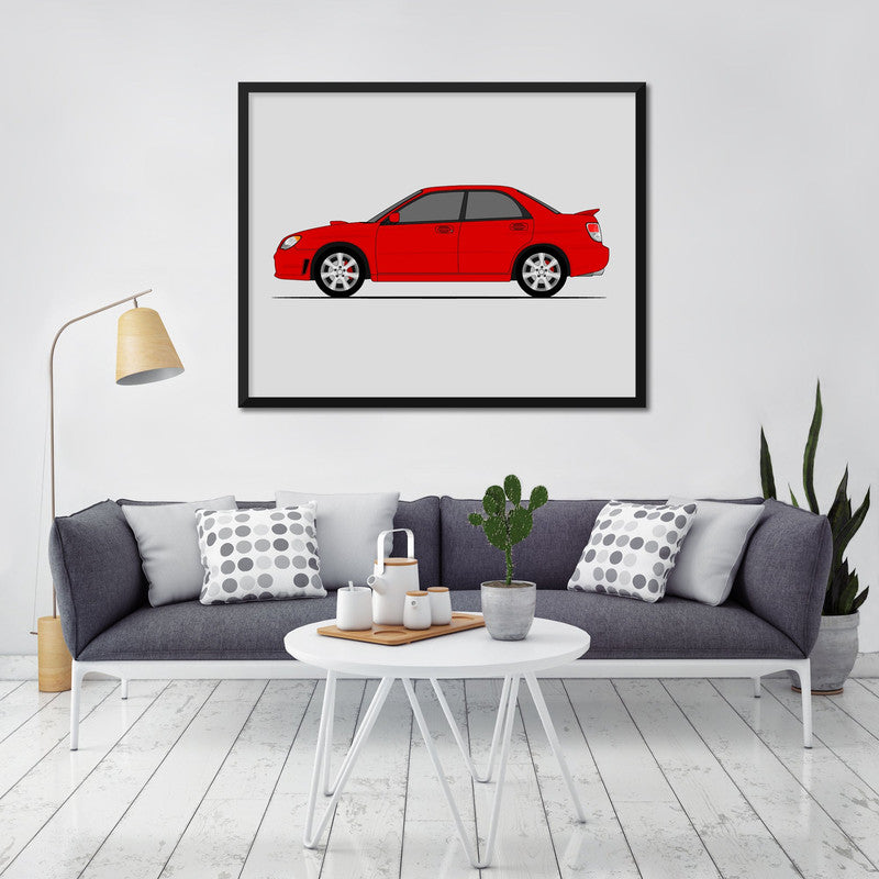 Subaru WRX G2 Hawkeye (2005-2007) (Side Profile) Poster