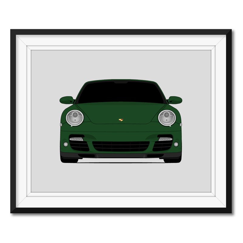 Porsche 911 Turbo Cabriolet (2006-2010) 997.1 Poster