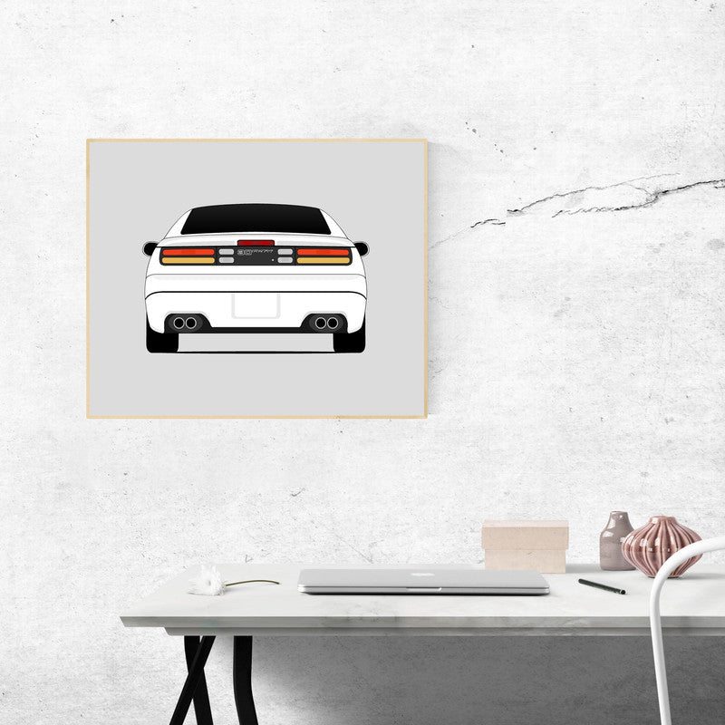 Nissan 300ZX Z32 (1989-2000) (Rear) Poster