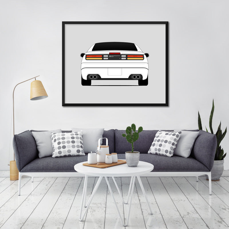 Nissan 300ZX Z32 (1989-2000) (Rear) Poster