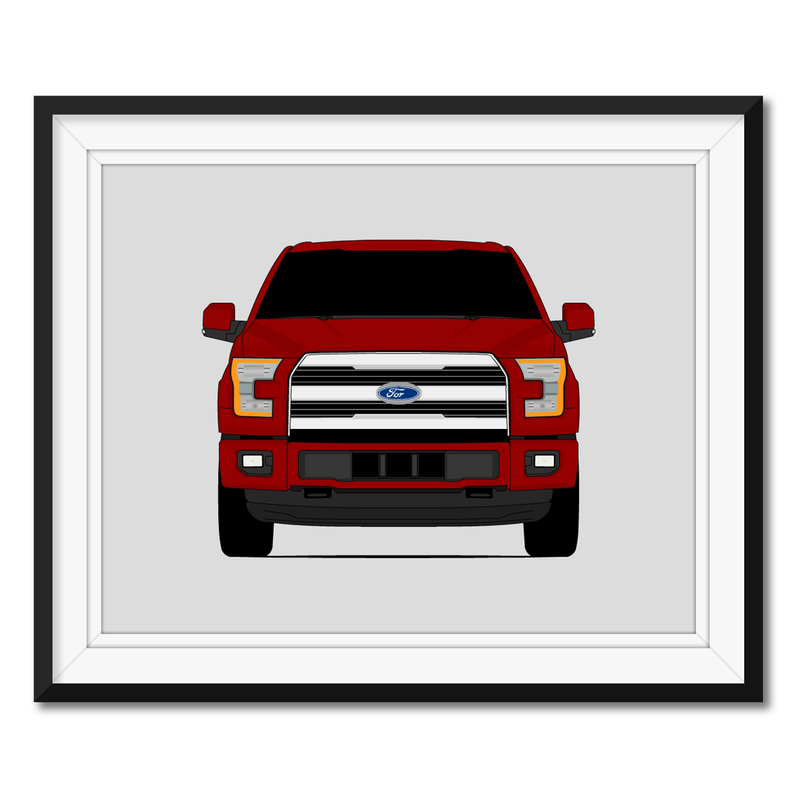 Ford F-150 King Ranch (2015-2017) Gen 13 Poster