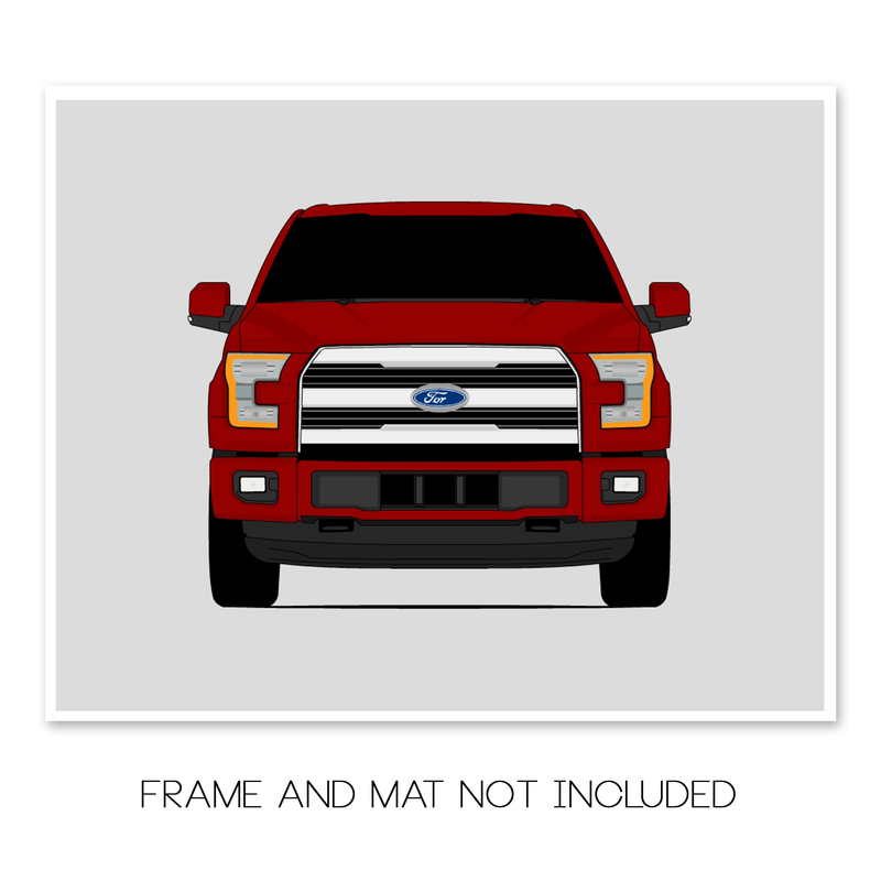 Ford F-150 King Ranch (2015-2017) Gen 13 Poster
