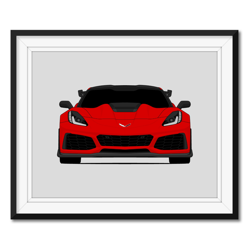 Chevy Corvette ZR1 C7 (2019) Poster