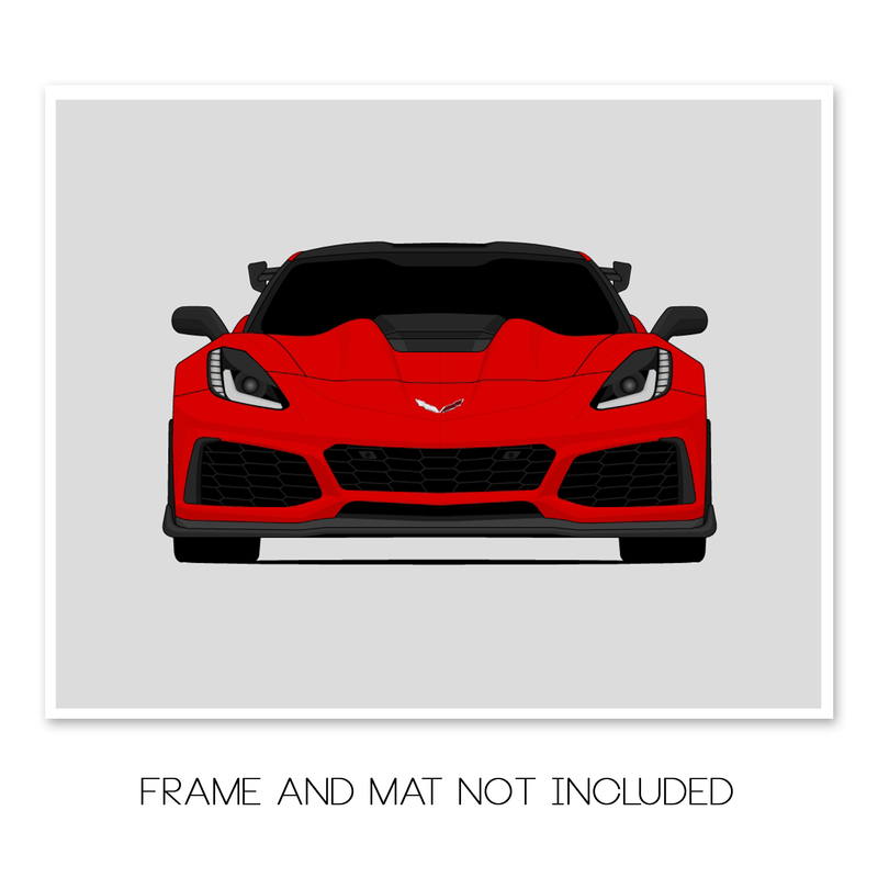 Chevy Corvette ZR1 C7 (2019) Poster