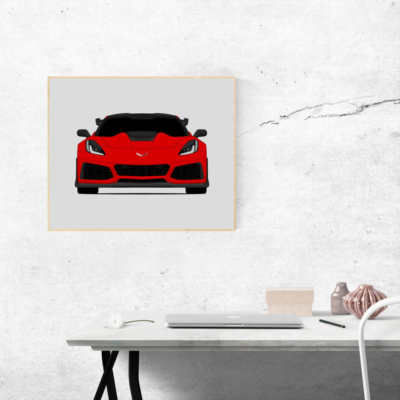 Chevy Corvette ZR1 C7 (2019) Poster