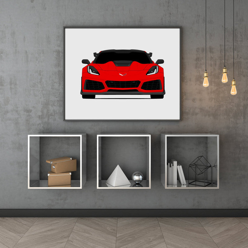 Chevy Corvette ZR1 C7 (2019) Poster