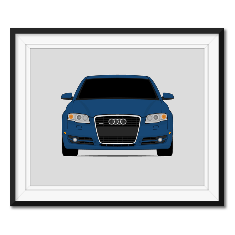 Audi A4 (2005-2008) B7 Poster