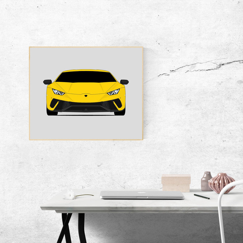 Lamborghini Huracan Performante LP 640-4 (2017-2019) Poster