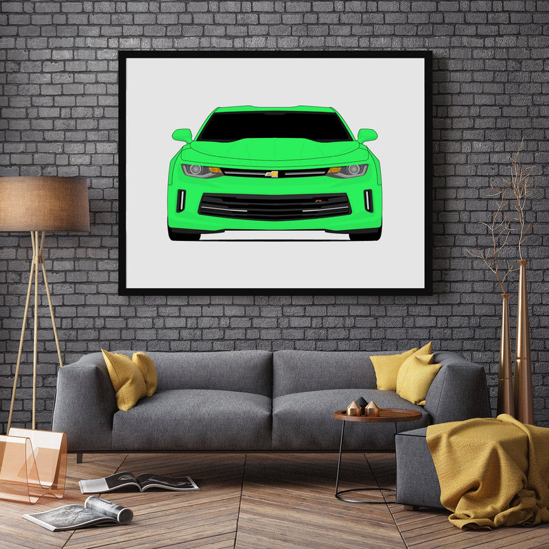 Chevy Camaro RS (2016-2018) Gen 6 Poster