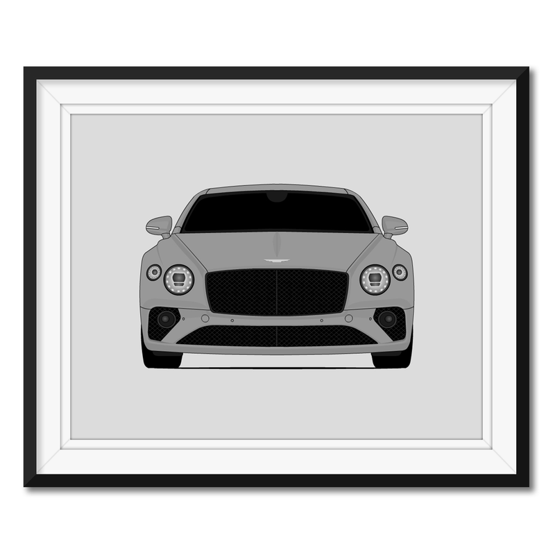 Bentley Continental GT (2018-Present) Poster