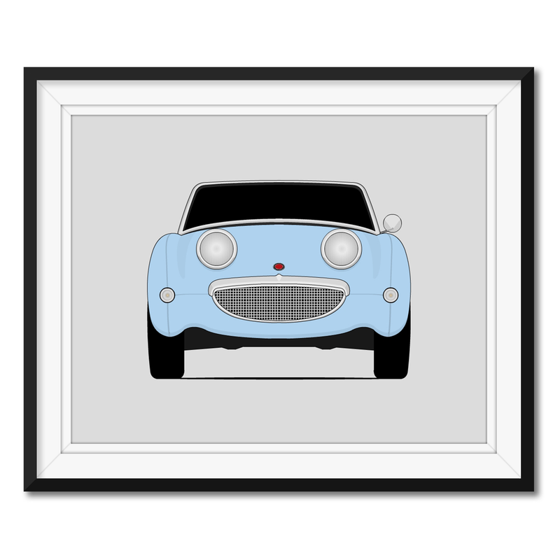 Austin Healey Sprite Frogeye Bugeye (1958-1961) Poster