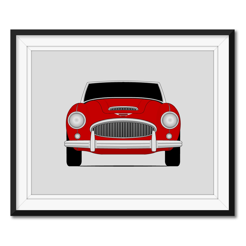 Austin Healey 3000 MK2 (1962-1963) Poster