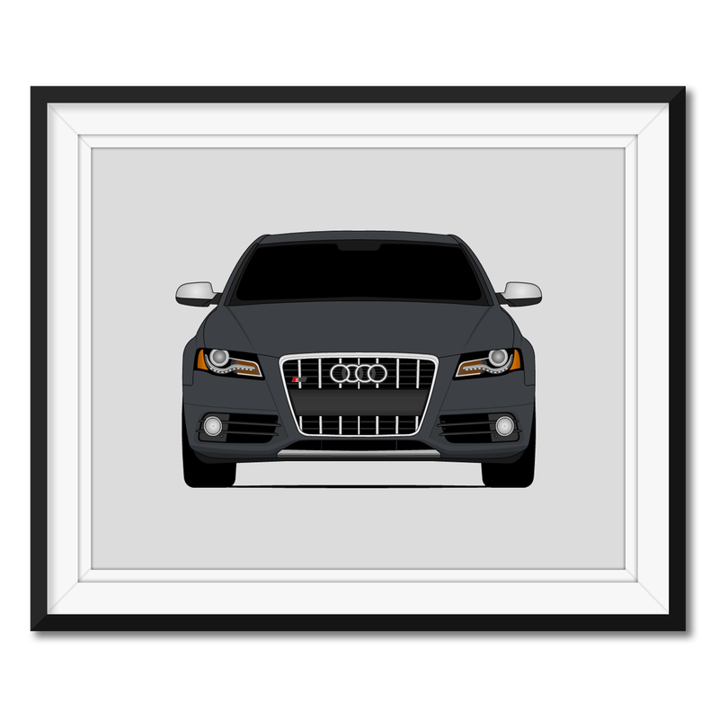 Audi S4 B8 (2009-2012) Poster