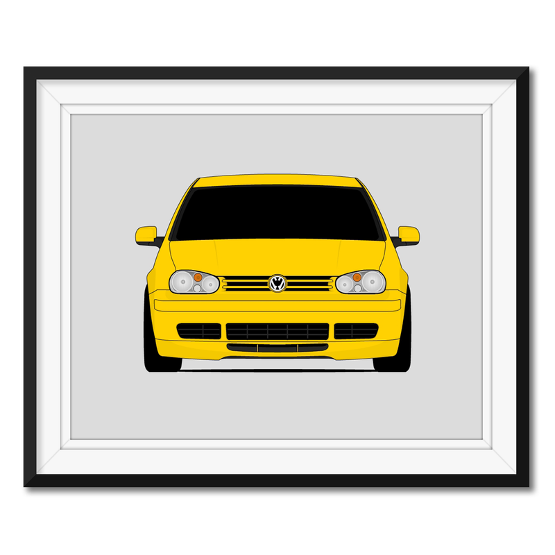 Volkswagen Golf GTI MK4 Anniversary Edition 2003 Poster