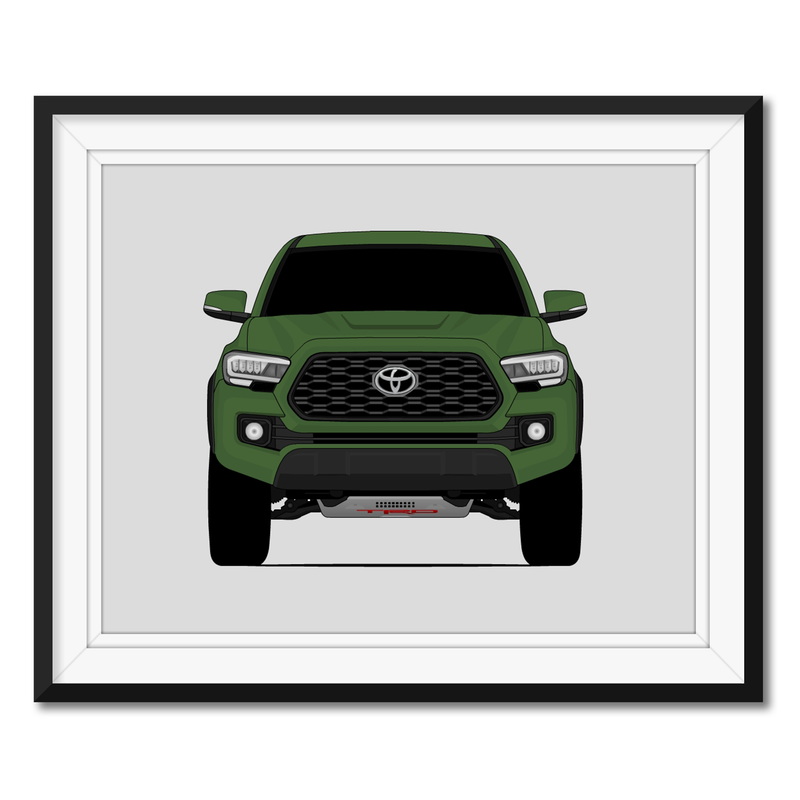 Toyota Tacoma TRD (2020-2023) 3rd GEN Facelift Poster