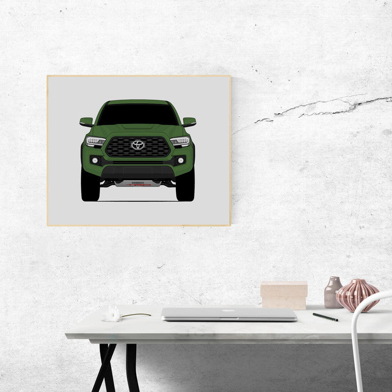 Toyota Tacoma TRD (2020-2023) 3rd GEN Facelift Poster