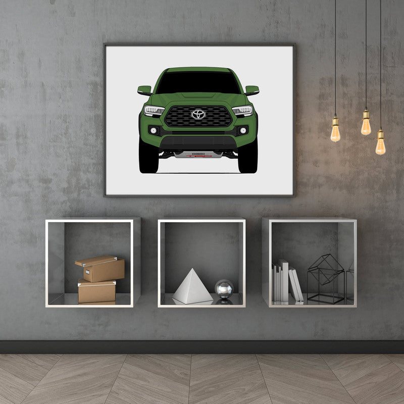 Toyota Tacoma TRD (2020-2023) 3rd GEN Facelift Poster