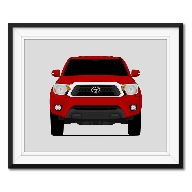 Toyota Tacoma (2012-2015) 2nd GEN Facelift 2 Poster