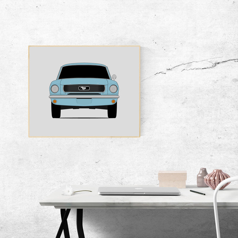 Ford Mustang (1964-1966) Coupe Poster