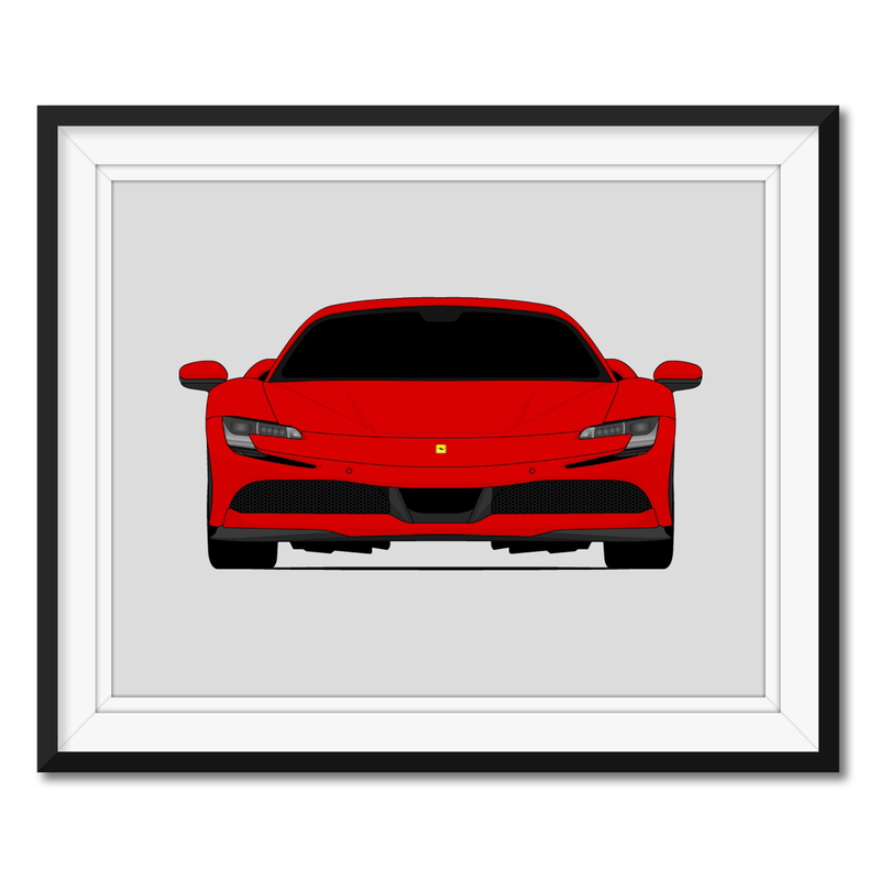 Ferrari SF90 (2019-Present) Poster