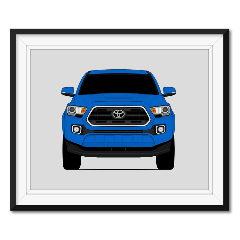 Toyota Tacoma (2016-2019) 3rd GEN Poster