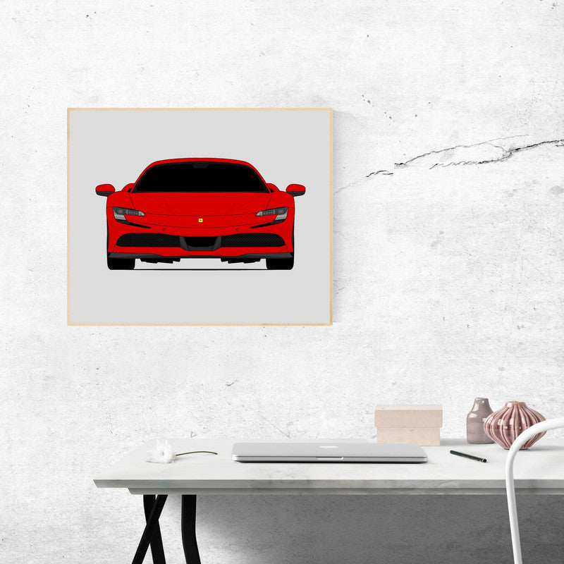 Ferrari SF90 (2019-Present) Poster