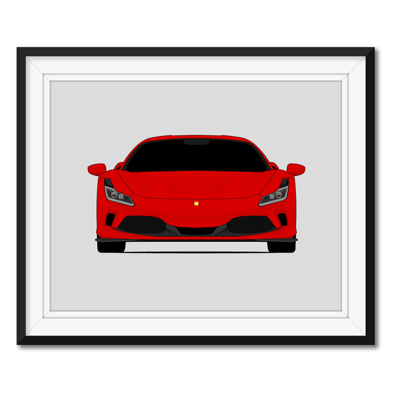 Ferrari F8 Tributo (2019-Present) Poster