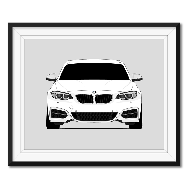 BMW M240i F22 (2018-2021) Poster