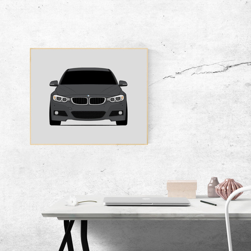 BMW 3 Series 340i F30 (2016-2019) Poster