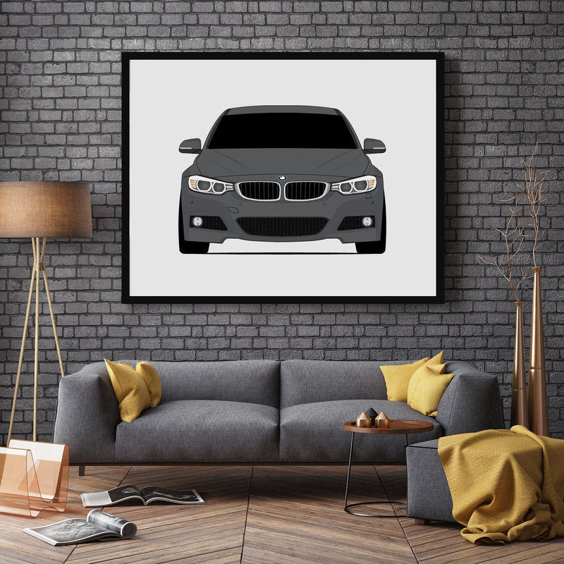 BMW 3 Series 340i F30 (2016-2019) Poster