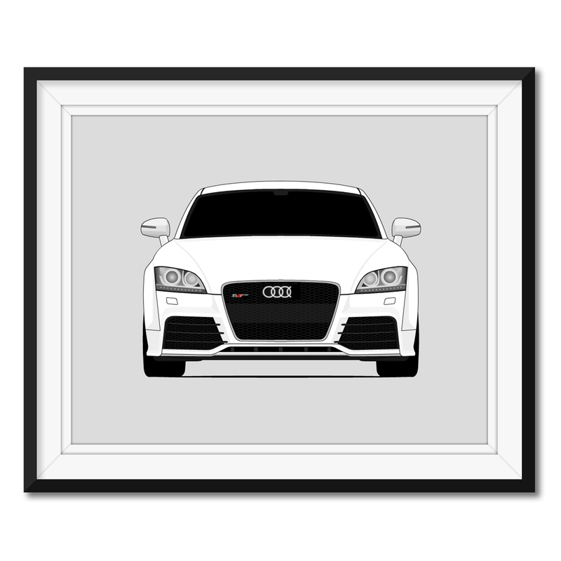 Audi TT RS MK2 Type 8J (2009-2014) Poster