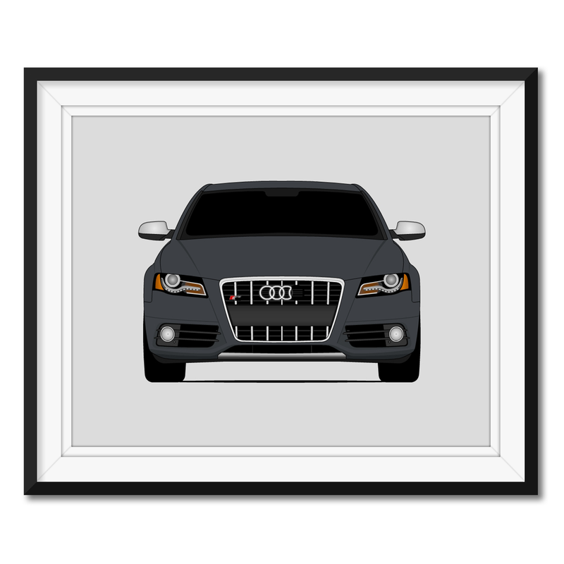 Audi RS4 B8 (2009-2012) Poster