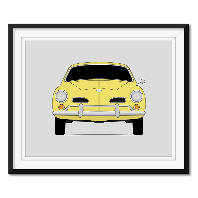 Volkswagen Karmann Ghia (1955-1969) Poster