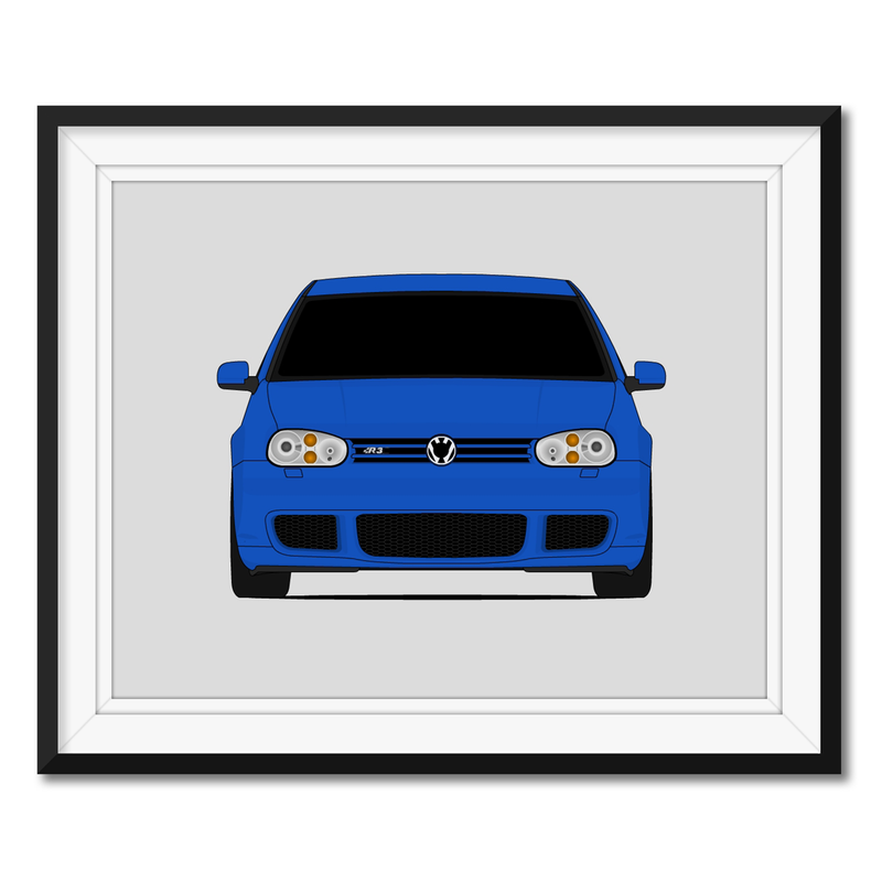 Volkswagen Golf R32 MK4 (2003-2004) Car Poster – Custom Car Posters Volkswagen Golf R32 MK4 (2003-2004) Car Poster – Custom Car Posters