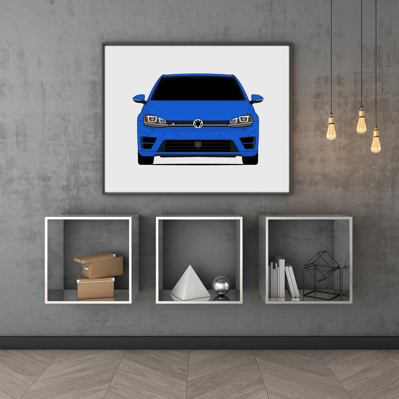 Volkswagen Golf R MK7 (2015-2017) Poster