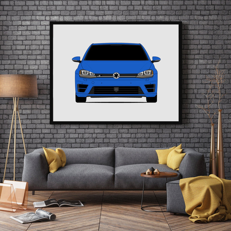 Volkswagen Golf R MK7 (2015-2017) Poster